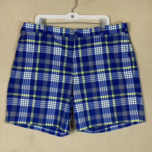 Nike Shorts Mens 38 Blue Golf Tour Performance Dry Fit Stretch Pockets‎ Adult - Picture 1 of 12